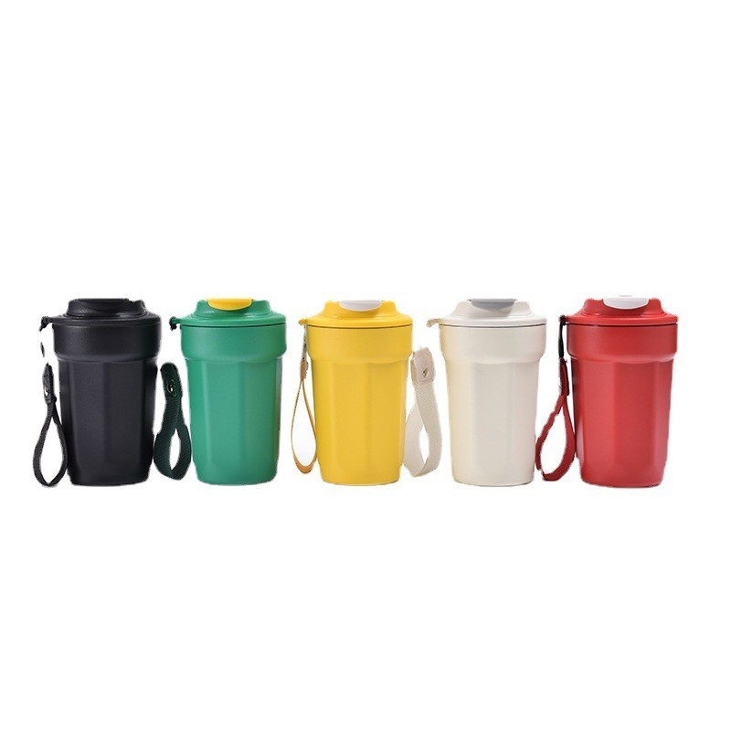 Taça de corda portátil de tela de seda impressa Taça Qiqu isolada de alta estética para escritório