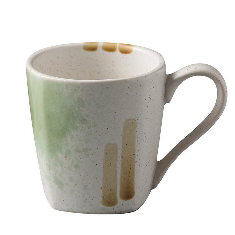 Dia do Pai Retro Forno Transformação Taça de Café Cerâmica Pintada à Mão para Oficina