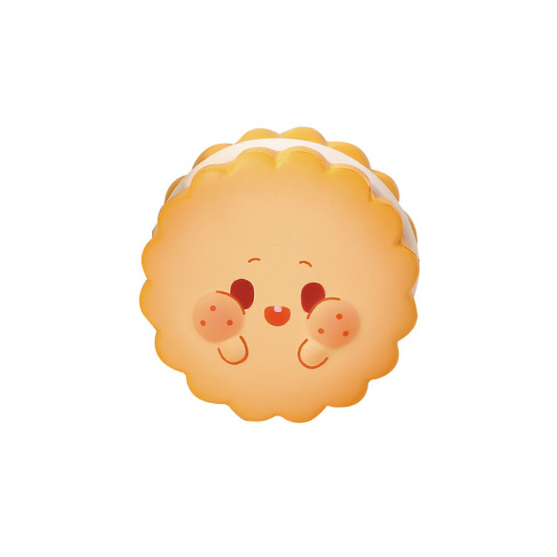 Alivio do Estresse Criativo Homem de Biscoito Suave Brinquedo Lento Rebote Creme Nugget Bolo para Funcionários