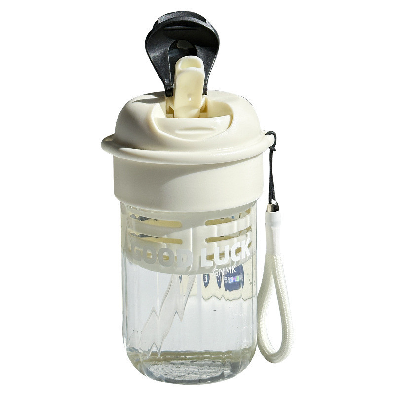 Novidade Presentes 480ml Cute Portátil Copo de Água de Palha Alta aparência e grande capacidade