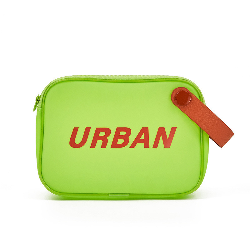 Saco de lavagem portátil de doces de verão para viagens Saco de armazenamento de maquiagem à prova d'água Logotipo do cliente