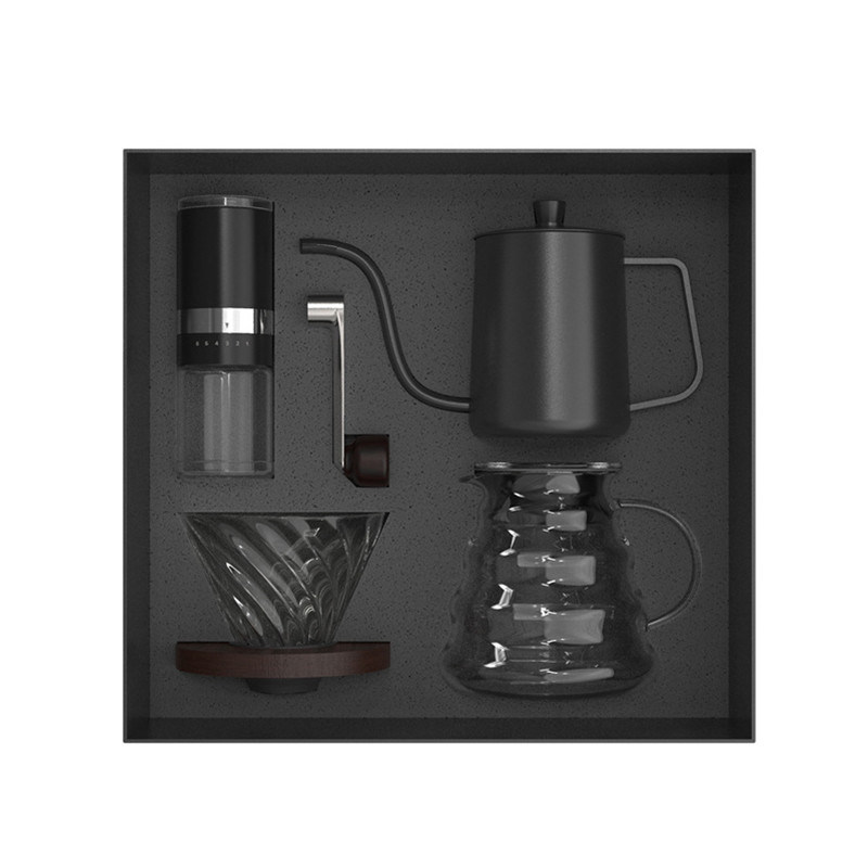 Utensílios de café Conjunto de quatro para a agricultura Máquina de molho de panelas de mão