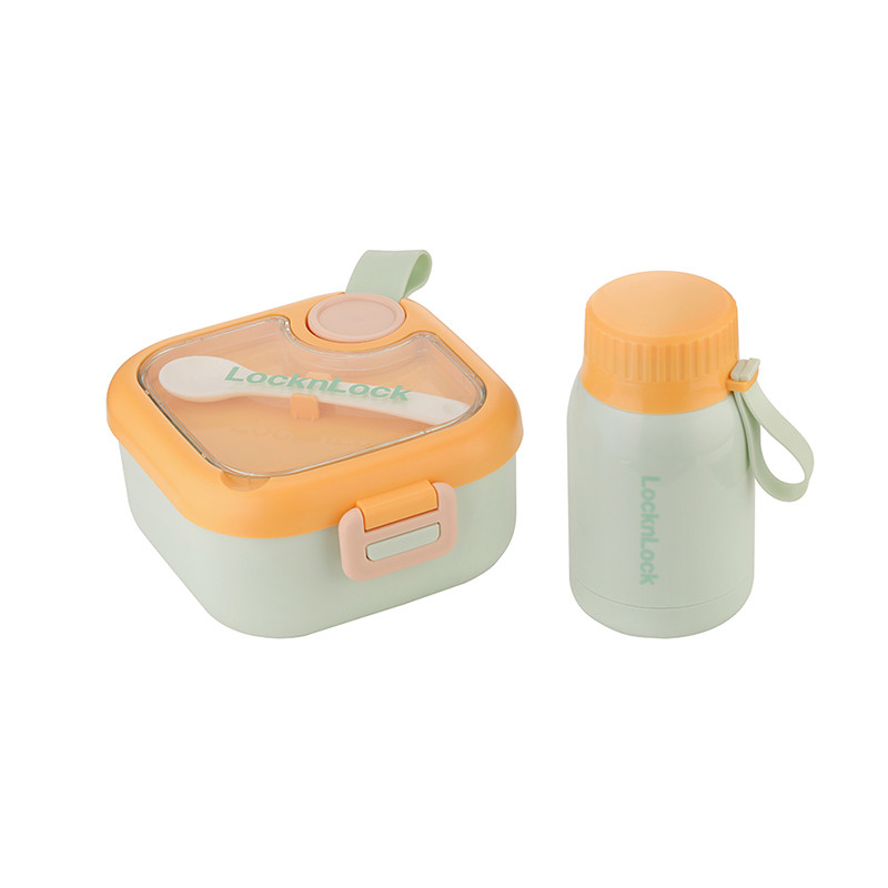 Conjunto de caixa de almoço infantil personalizado ideal para almoços infantis na indústria da educação