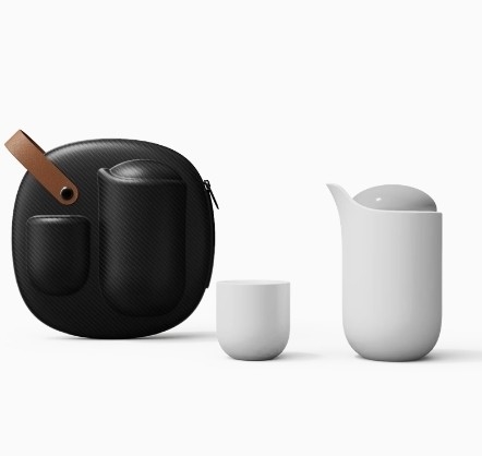 Estilo de apresentação Conjunto de presentes Naughty Pot Bubble G2 Tea Set Portable Quick Cup Incluído