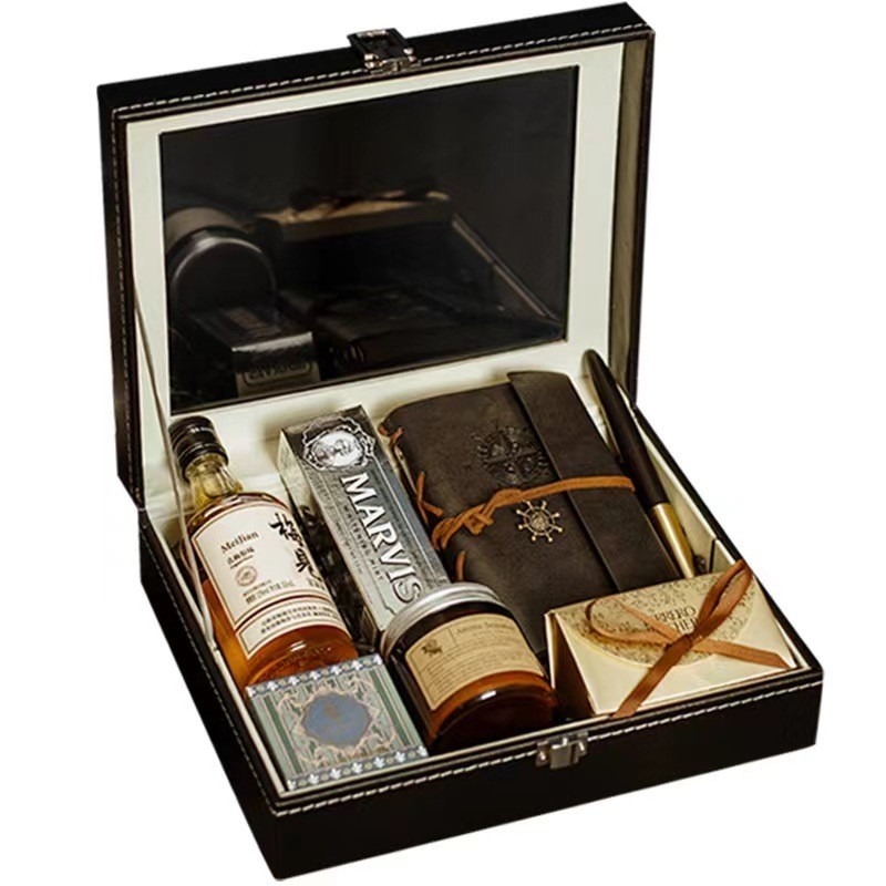 High End Prático Casamento Dama de Casamento Casal de Regresso Caixa Regalo Conjunto para Novidades Presentes