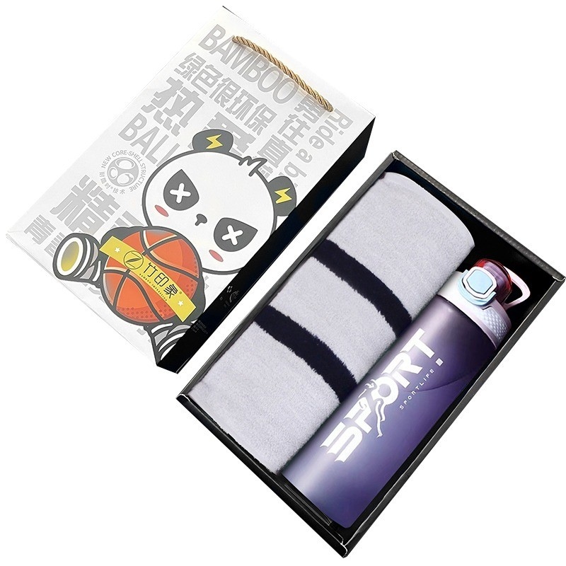 Bamboo Fibra Serviços Desportivos 600ml Direct Drink Space Cup Esportes Presentes de Escritório