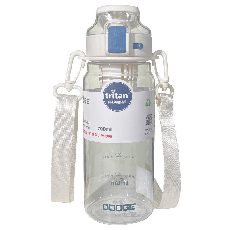 Dodge Summer Tritan garrafa de água grande capacidade 700/900ml para organizações sem fins lucrativos