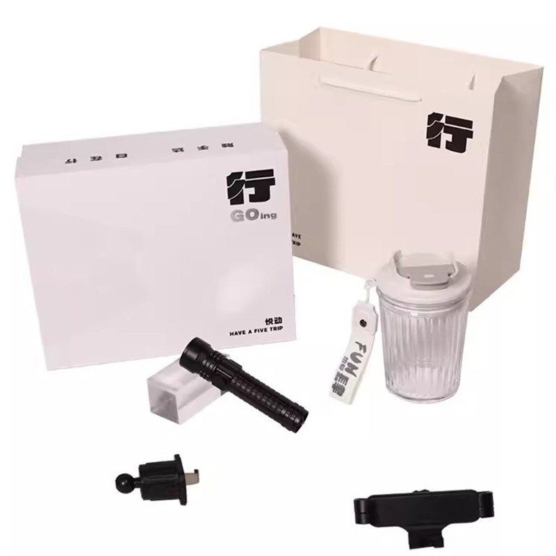 Presentes Luz forte Lâmpada esportiva Copo de café e porta-telefone para carro Ideal para escritório