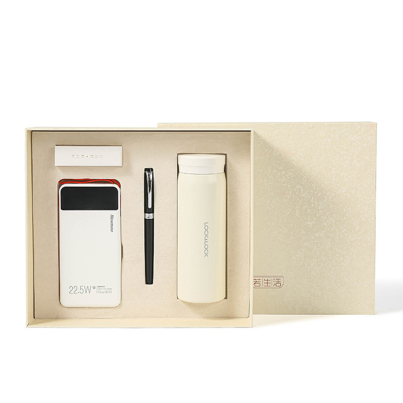 Copo de isolamento Le Kou 280ml Newman 22.5W Carregamento rápido 10000mAh caneta de assinatura para presente de negócios personalizado