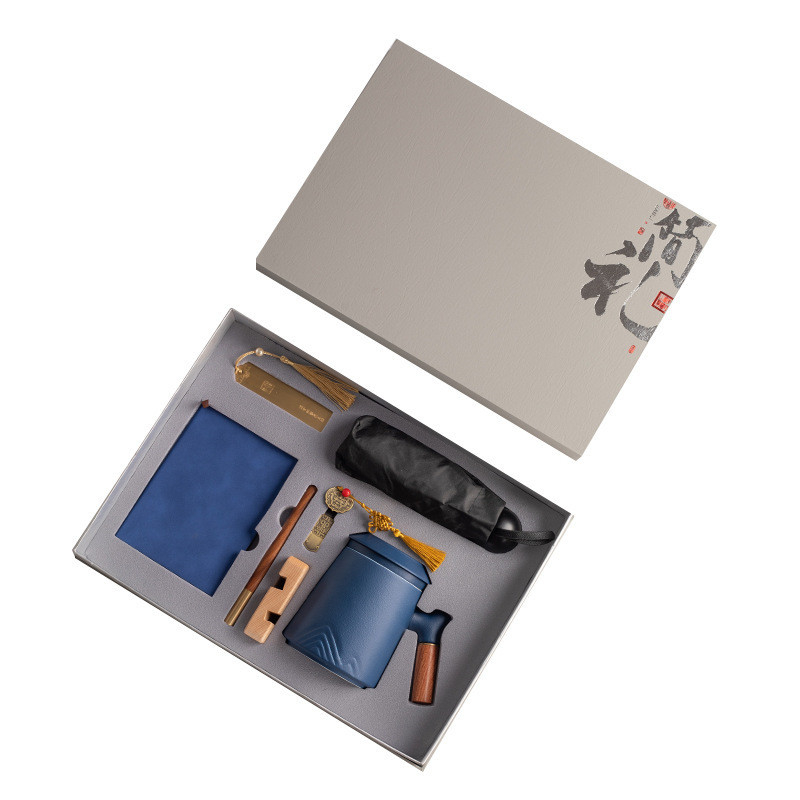 Conjunto de presentes de negócios personalizado para o hotel e o resort