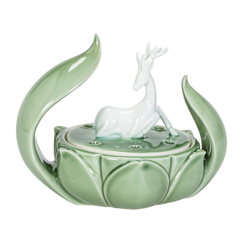 Artes Decorativas e Artesanato Ornamentos Zhaocai Xiaolu Prato Forno de incenso para clube