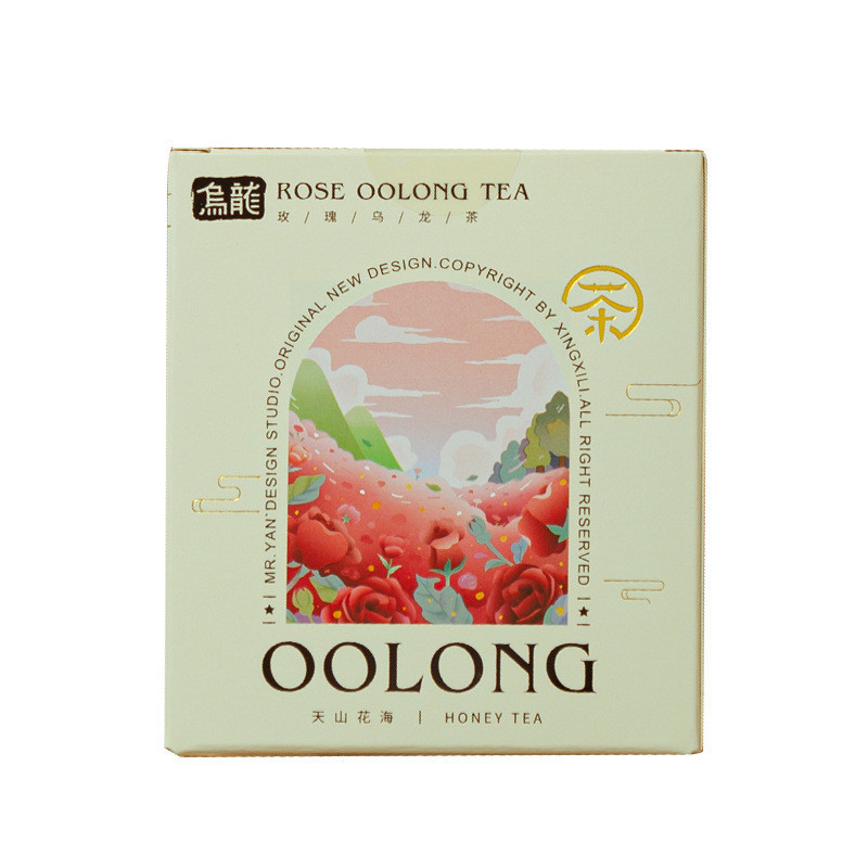 Caixa embalada de chá oolong 3g * 3 embalagem independente para o dia dos tolos de abril presente de mão incluído