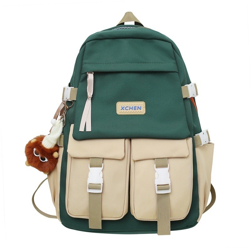 Tendência de bloqueio de cores Mochila de grande capacidade Regalo de novidade ideal para hotel e resort