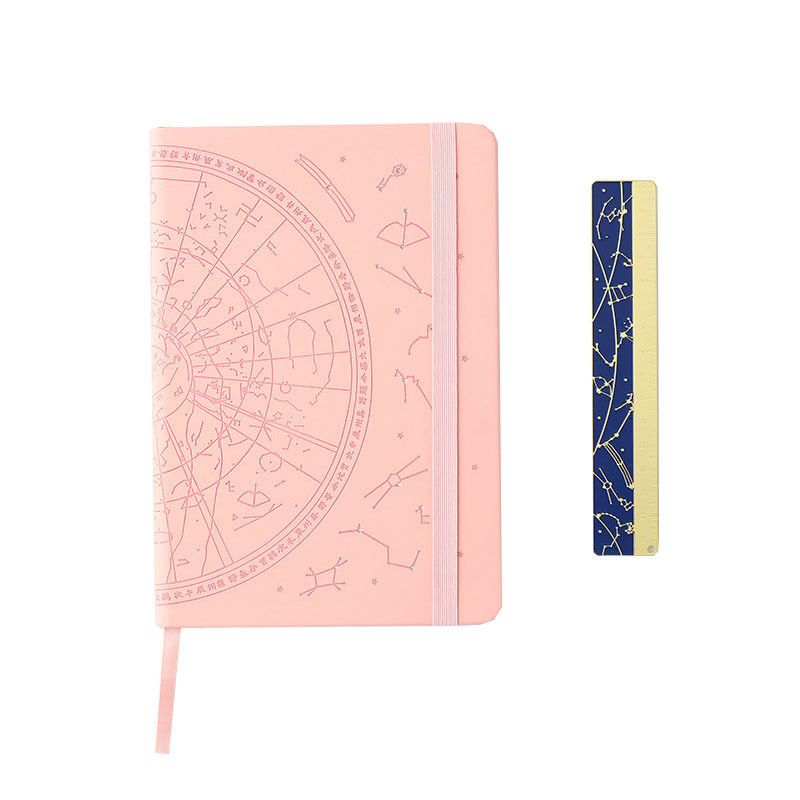 Produtos de escritório Prêmio criativo e portátil para Starry Sky Notebook Ruler Set