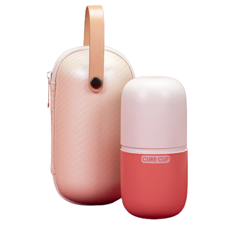 Creative Capsule Quick Cup Travel Kung Fu Tea Set para gráficos 1 cor Impressão a cores